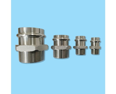 ST920015 V Profile Carbon Steel Fittings Male Thread